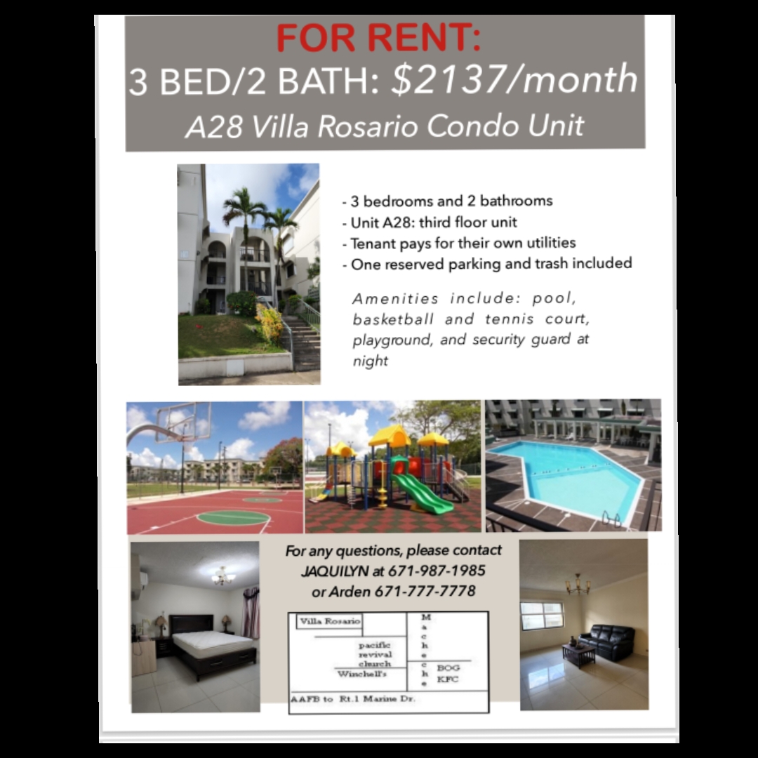 Available Listings 3 Bedroom Units GHURA Guam Housing and Urban